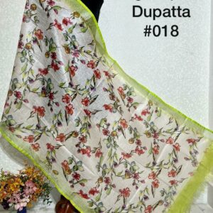 Pure Handloom Linen Digital Print Dupatta