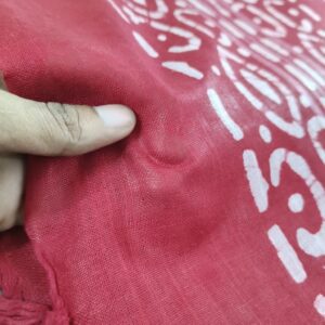 Batik Print Saree Pure Cotton With Blouse Pcs