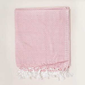 Bhagalpuri Designer Chadar Pink 52 x 96 inch