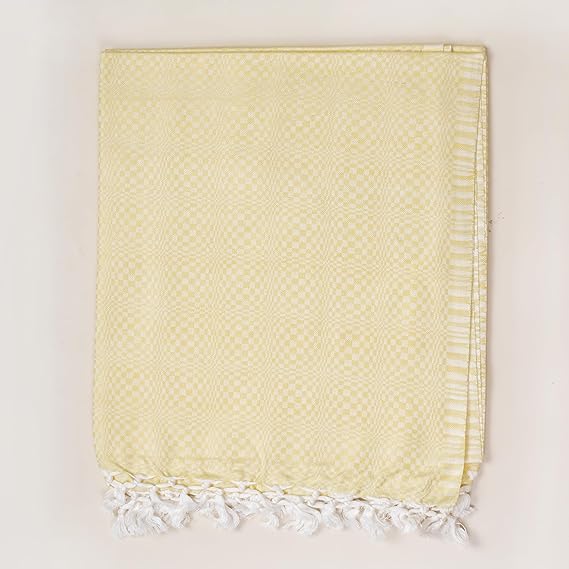 Bhagalpuri Designer Chadar Lemmon 52 x 96 inch - Image 4