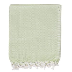 Bhagalpuri Designer Chadar Parrot Green 52 x 96 inch