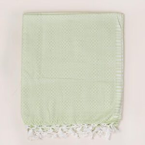 Bhagalpuri Designer Chadar Parrot Green 52 x 96 inch