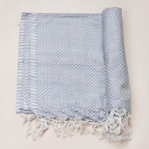 Bhagalpuri Designer Chadar Grey 52 x 96 inch