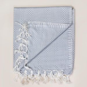 Bhagalpuri Designer Chadar Grey 52 x 96 inch