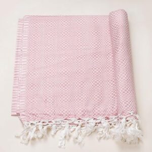 Bhagalpuri Designer Chadar Pink 52 x 96 inch