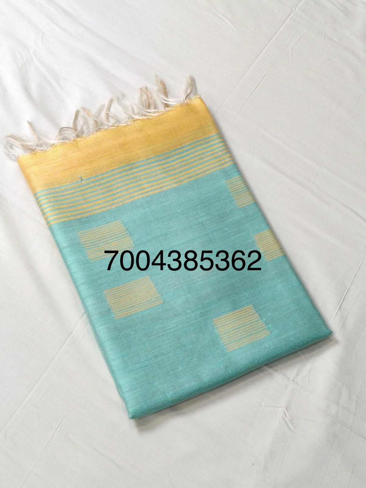 Handloom Woven Pure Dupion Silk Saree