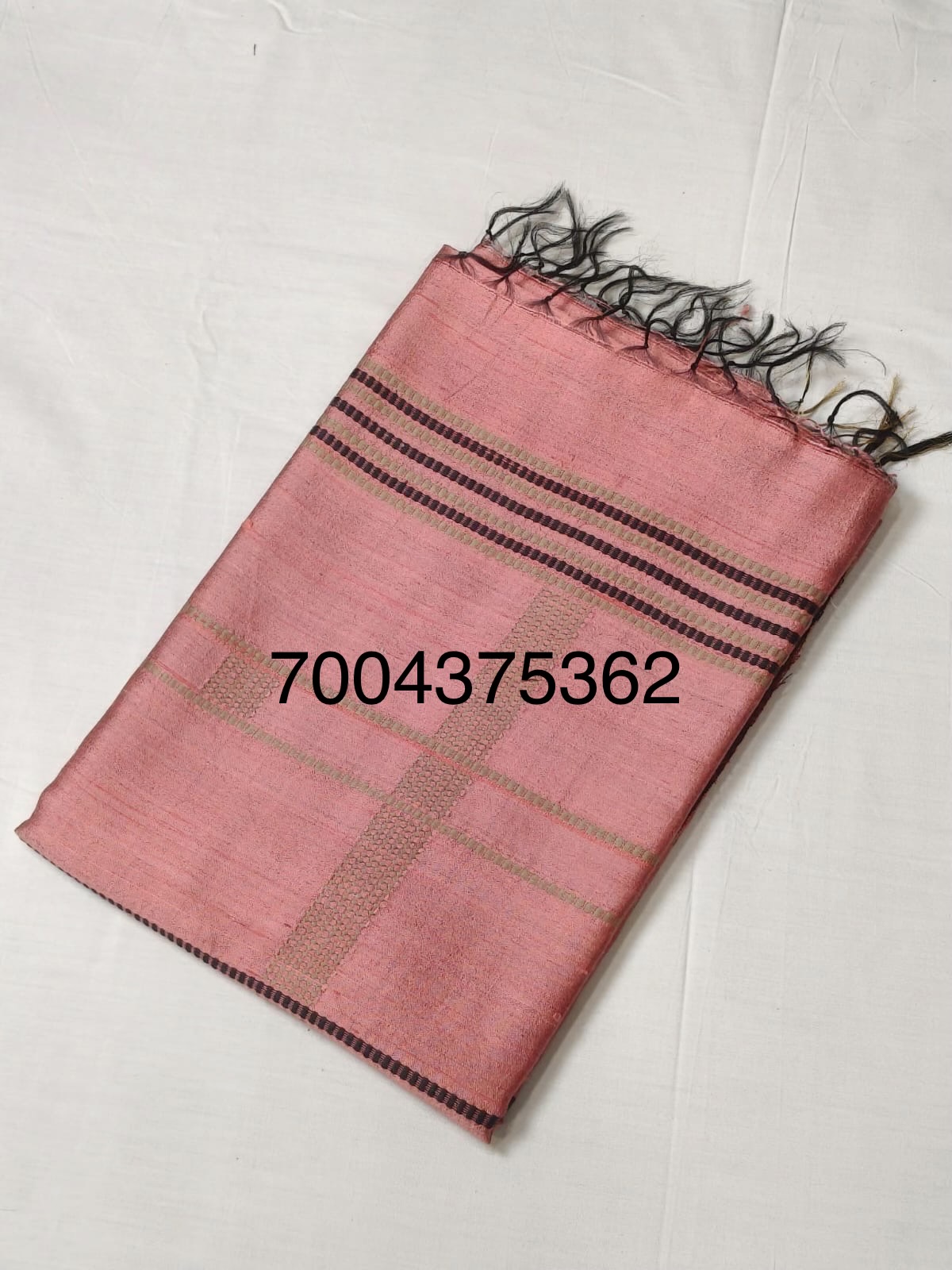 Handloom Woven Pure Dupion Silk Saree