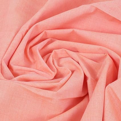 Bhagalpuri Dull Chadar Assured Quality Double Thread Pastel Orange - Image 2