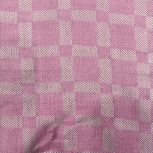 Bhagalpuri Chadar Large Check 52X96 inch Pink