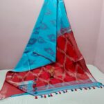 Bhagalpuri Handloom Pure Cotton Ikkat Saree for Women