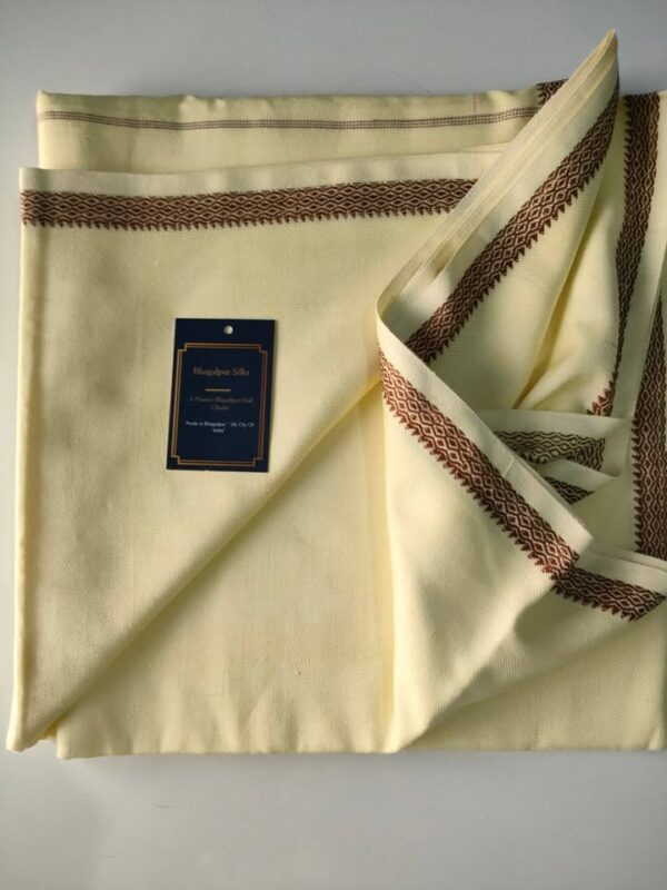 Bhagalpuri Silky Soft Dull Andi chadar Deluxe Lemmon (Pack of 1)