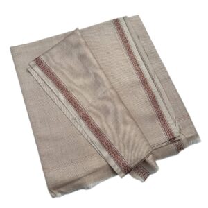 Bhagalpuri Deluxe Shawl Sleeping Chadar Grey (4)