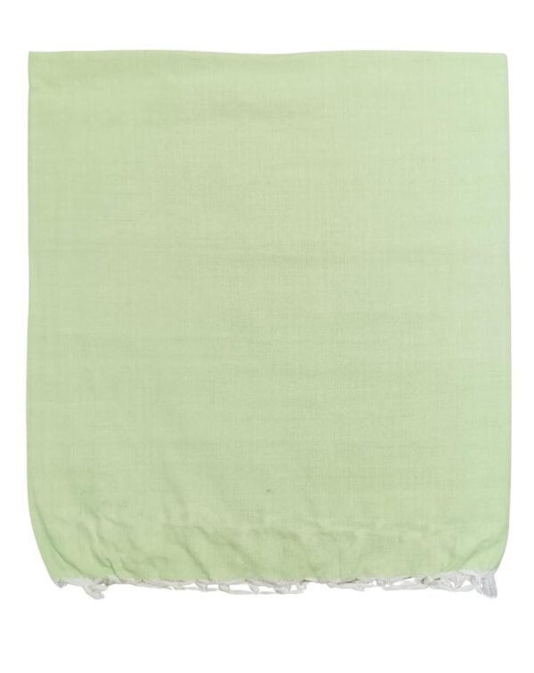 Luxury Plain Bhagalpuri Cotton Chadar 72x102 Inch Parrot Green– Perfect for Summer