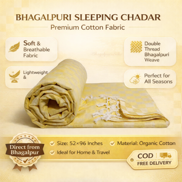 Best Bhagalpuri Chadar ( 52*96 in )
