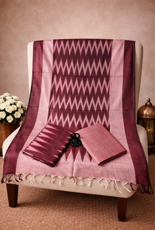 Ikkat Cotton unstitched salwar suit meterial