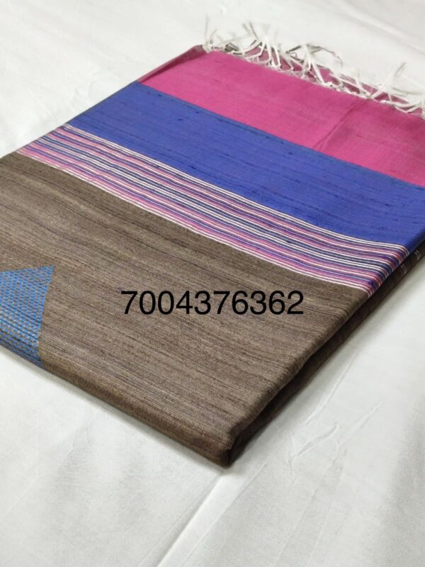 Handloom Woven Pure Dupion Silk Saree