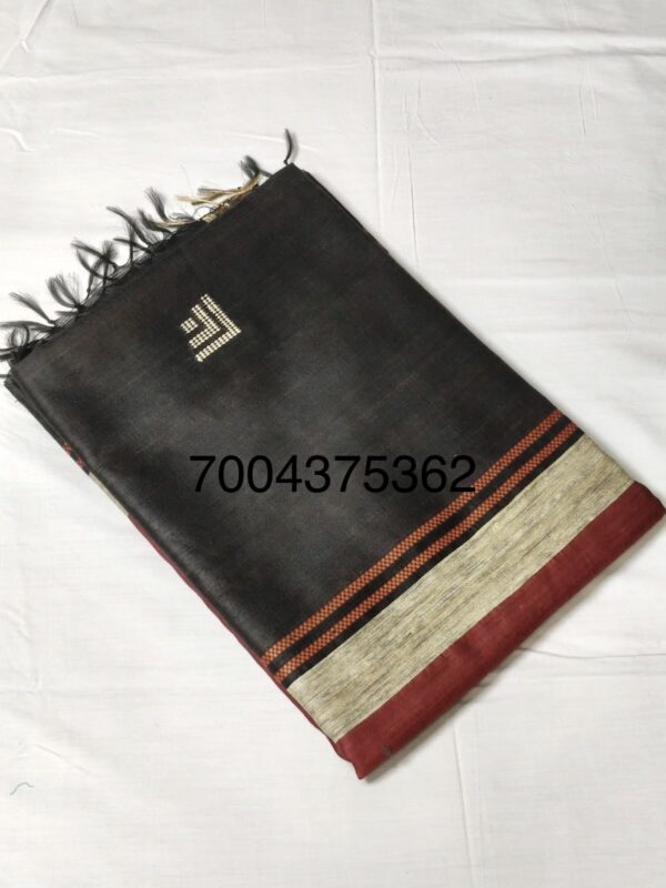 Handloom Woven Pure Dupion Silk Saree