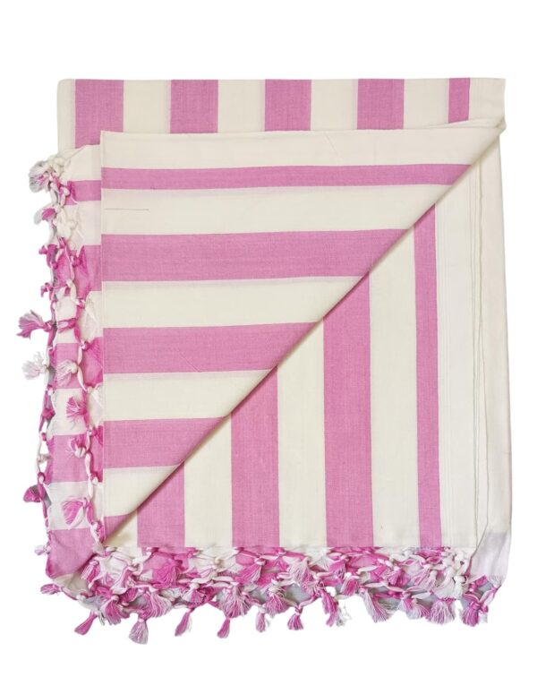Bhagalpuri Sleeping Chadar for Summer AC Room Stripe 53x96 inch